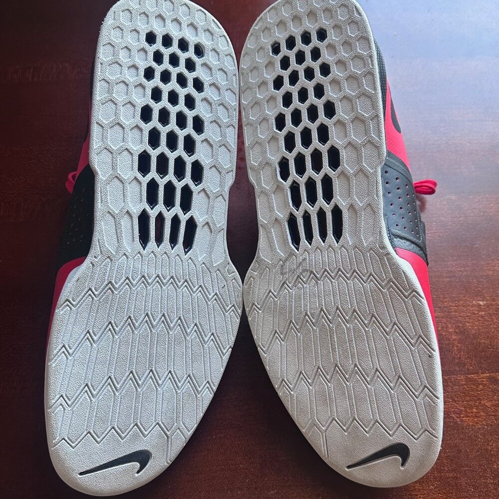 NIKE ROMALEOS 3 WEIGHTLIFTING SHOES Red/Black 852933-603 Size 7.5 *RARE* - Picture 3 of 5